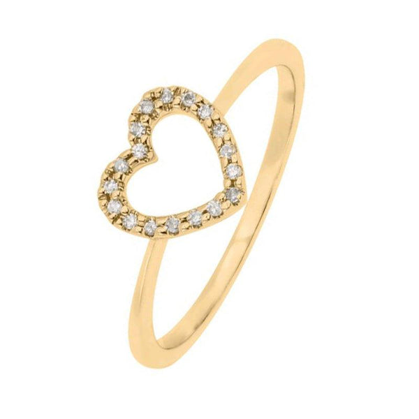 Zoë Chicco Women's 14K Yellow Gold & Diamond Chain Ring - Gold - Size 7