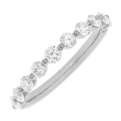 14 KARAT GOLD DIAMOND SHARED PRONG BAND - Tapper's Jewelry 