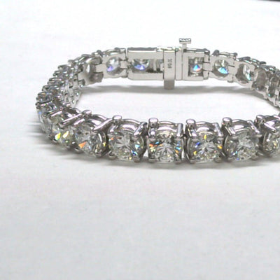 14 KARAT GOLD LAB GROWN DIAMOND BRACELET - Tapper's Jewelry 