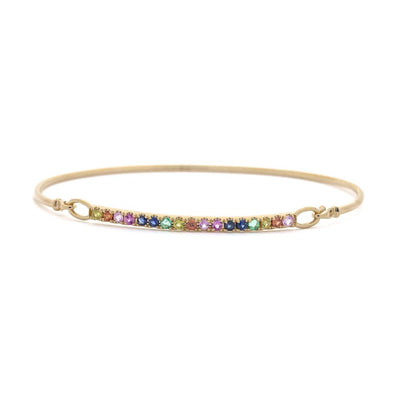 14 KARAT GOLD MULTI COLOR BRACELET - Tapper's Jewelry 