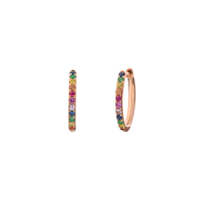 14 KARAT GOLD MULTI COLOR EARRINGS - Tapper's Jewelry 