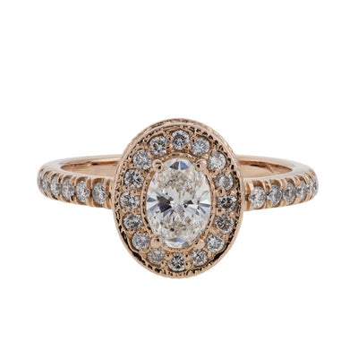 14K GOLD DIAMOND ENGAGEMENT RING - Tapper's Jewelry 
