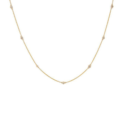 14K GOLD DIAMOND NECKLACE - Tapper's Jewelry 