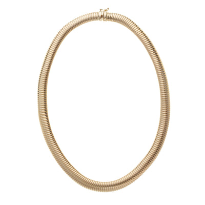 16IN Chunky Dome Necklace in 14K Yellow Gold