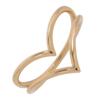 14K GOLD HEART RING - Tapper's Jewelry 