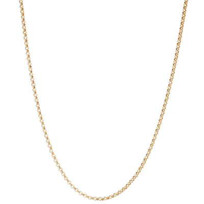 14K GOLD ROLO CHAIN - Tapper's Jewelry 
