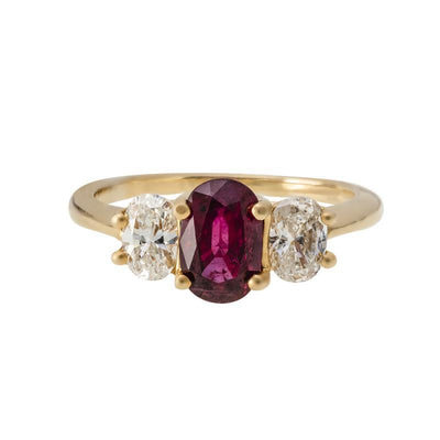 14K GOLD RUBY AND DIAMOND RING - Tapper's Jewelry 
