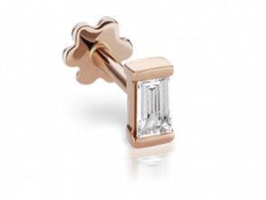 14K ROSE GOLD DIAMON EARRING - Tapper's Jewelry 