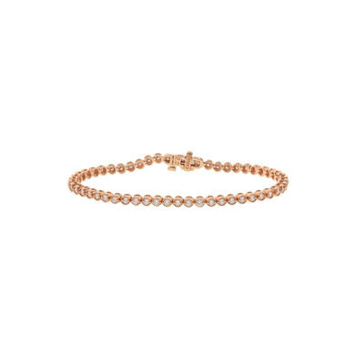 14K ROSE GOLD DIAMOND BRACELET