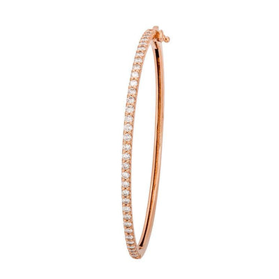 14K ROSE GOLD DIAMOND BRACELET - Tapper's Jewelry 