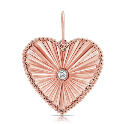 14K Rose Gold Diamond Necklace - Tapper's Jewelry 