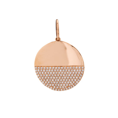 14K Rose Gold Diamond Necklace - Tapper's Jewelry 