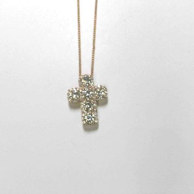 14K Rose Gold Diamond Necklace