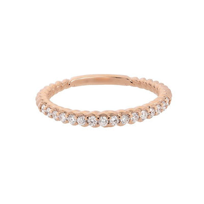 14K Rose Gold Diamond Ring - Tapper's Jewelry 