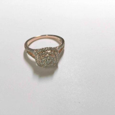 14K Rose Gold Diamond Ring