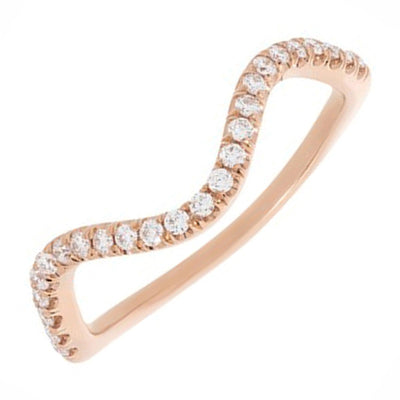 14K Rose Gold Diamond Ring - Tapper's Jewelry 