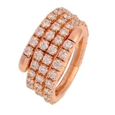 14K Rose Gold Diamond Ring - Tapper's Jewelry 