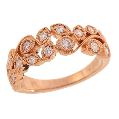 14K Rose Gold Diamond Ring - Tapper's Jewelry 