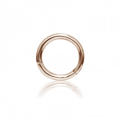 14K ROSE GOLD HOOP EARRING - Tapper's Jewelry 