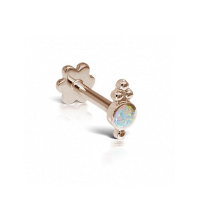 14K Rose Gold Opal Earrings - Tapper's Jewelry 