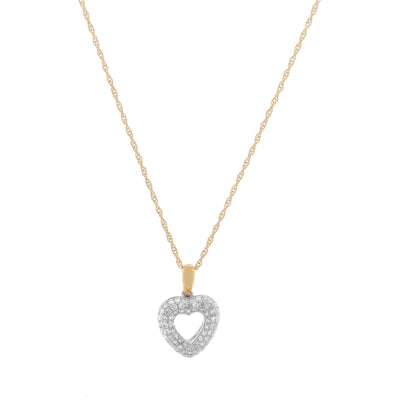 14K Two-Tone Diamond Necklace - Tapper's Jewelry 