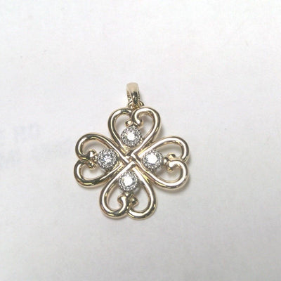 14K Two-Tone Diamond Necklace - Tapper's Jewelry 