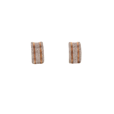 14K Two-Tone Earrings - Tapper's Jewelry 