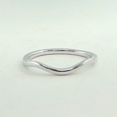 14K White Gold Band - Tapper's Jewelry 