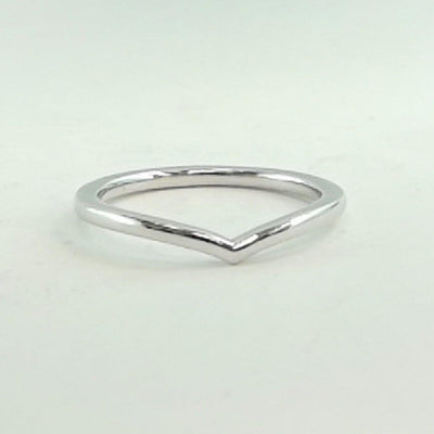 14K White Gold Band - Tapper's Jewelry 