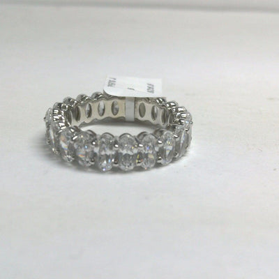 14K White Gold Cubic Zirconia Ring - Tapper's Jewelry 