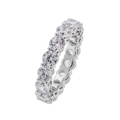 14K White Gold Cubic Zirconia Ring - Tapper's Jewelry 