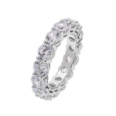 14K White Gold Cubic Zirconia Ring - Tapper's Jewelry 