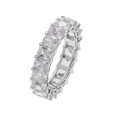 14K White Gold Cubic Zirconia Ring - Tapper's Jewelry 