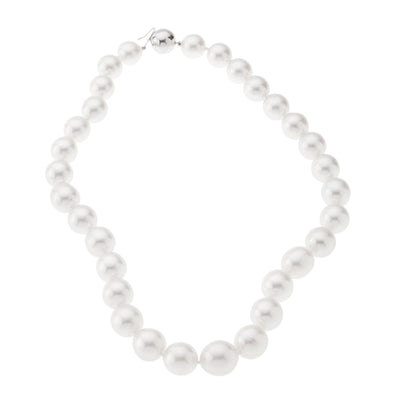 14K White Gold Cultured Pearl Necklace - Tapper's Jewelry 