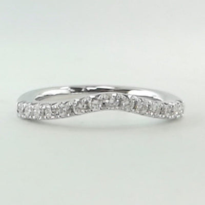 14K White Gold Diamond Band - Tapper's Jewelry 
