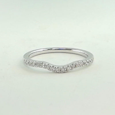14K White Gold Diamond Band - Tapper's Jewelry 