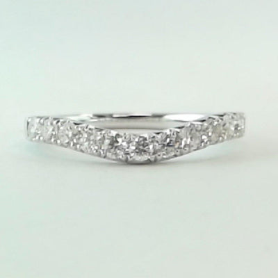 14K White Gold Diamond Band - Tapper's Jewelry 
