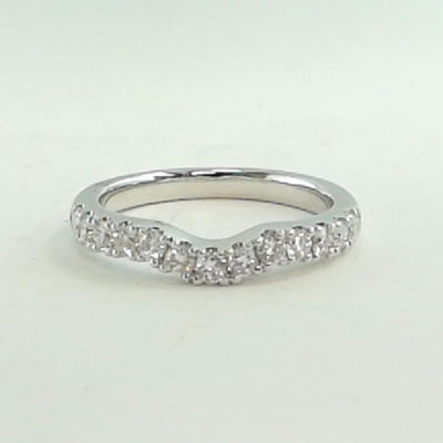 14K White Gold Diamond Band - Tapper's Jewelry 
