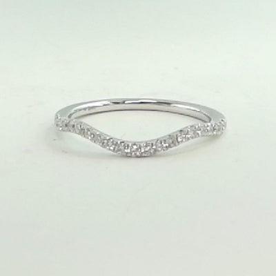 14K White Gold Diamond Band - Tapper's Jewelry 