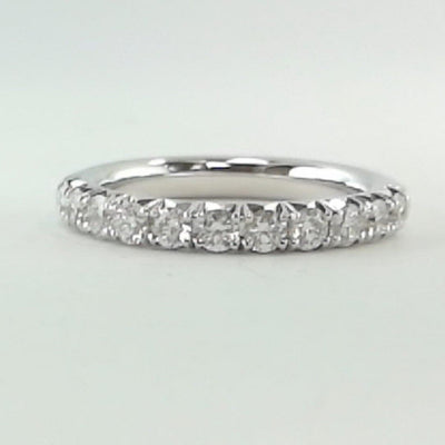 14K White Gold Diamond Band - Tapper's Jewelry 