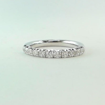 14K White Gold Diamond Band - Tapper's Jewelry 