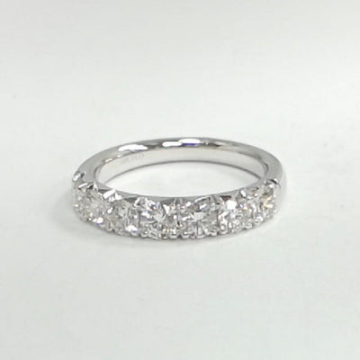 14K White Gold Diamond Band - Tapper's Jewelry 
