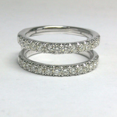 14K White Gold Diamond Band - Tapper's Jewelry 
