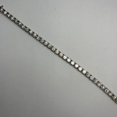 14K White Gold Diamond Bracelet - Tapper's Jewelry 