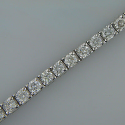 14K WHITE GOLD DIAMOND BRACELET - Tapper's Jewelry 