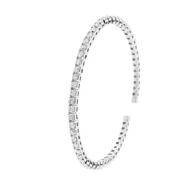 14K White Gold Diamond Bracelet - Tapper's Jewelry 