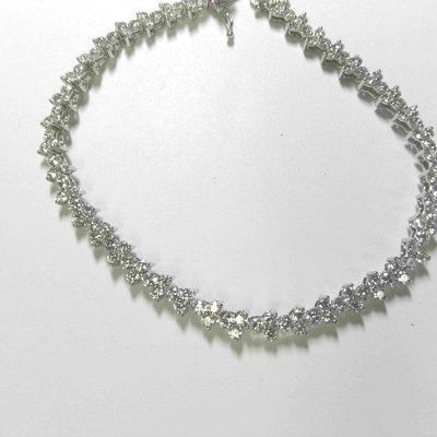 14K White Gold Diamond Bracelet - Tapper's Jewelry 