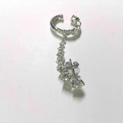 14K White Gold Diamond Earrings