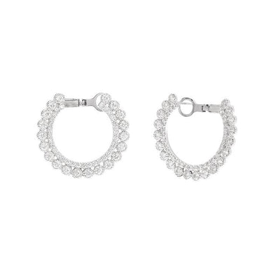 14K White Gold Diamond Earrings - Tapper's Jewelry 