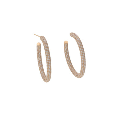 14K White Gold Diamond Earrings - Tapper's Jewelry 